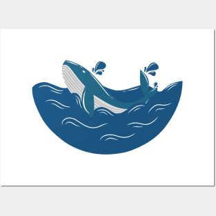 Sharks appear in the sea! Posters and Art